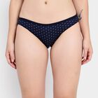 Ladies' Cotton Panty, Navy Blue, small image number null